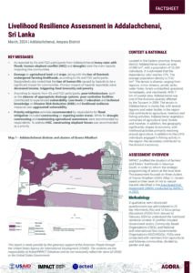 Livelihoods Resilience Assessment Factsheet Sri Lanka March 2024 Addalachchenai