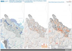Cox's Bazar - Flood Hazard - Exposed Shelters - April 2021 - Camp 1E