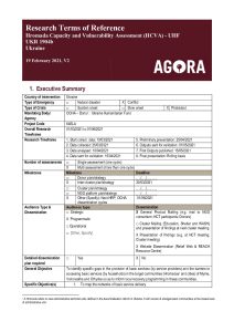 Ukraine AGORA HCVA Terms of Reference (February 2021)