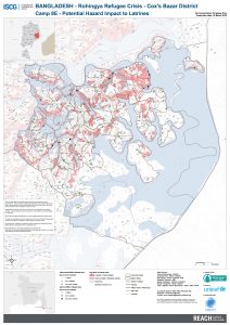 Bangladesh - Cox's Bazar - Camp 8E Potential Flood and Landslide Risk to Latrines