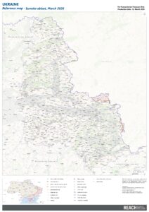 REACH UKR Map REF Sumska oblast Overview Map vertical 11 MARCH 2026 A0 EN