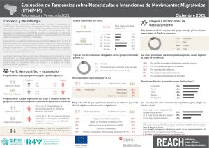 Evaluación de Tendencias sobre Necesidades e Intenciones de Movimientos Migratorios (ETNIMM). Retornados 2021.