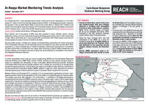 SYR_Situation Overview_Market Monitoring Trends Analysis: Ar-Raqqa_October-December 2017
