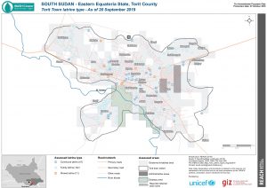 REACH SSD Map Torit Latrine Types August2019