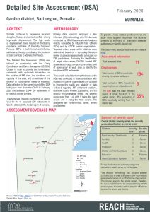 DSA III Factsheet Qardho, Somalia - February 2020