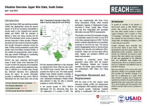 SSD_Situation Overview_Upper Nile_June 2018