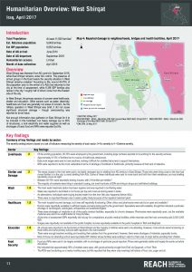 IRQ_Factsheet_Humanitarian Overview of West Shirqat_April 2017