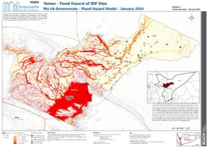 Yemen - Flood Hazard of IDP Sites Ma'rib Gov - Flood Hazard Model- January 2024