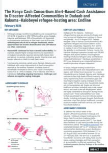 IMPACT KENYA - Factsheet Refugee Camps Endline, February 2026