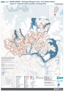 Bangladesh - Cox's Bazar - Camp 14 Potential Inundation and Slope Risk
