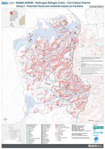 Bangladesh - Cox's Bazar - Camp 4 Potential Flood and Landslide Risk to Facilities