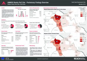 SSD_Factsheet_Bentiu PoC Preliminary Findings Overview_December 2014