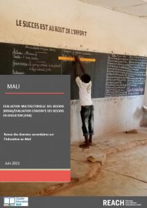 Revue des données secondaires sur l'éducation au Mali - Juin 2021