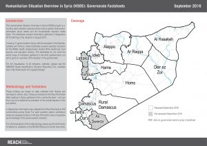 SYR_Factsheet_Governorate factsheets_September 2016