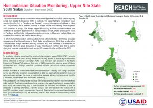 Humanitarian Situation Monitoring of Hard-to-Reach Areas in Upper Nile State, October - December 2020