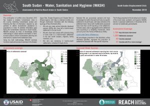 REACH_SSD_Factsheet_Assessment of Hard-to-Reach Areas WASH_November 2018