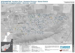 REACH AFG Map DamanDistrict PlotArrangementOfShelter Types 01Jun2021 A3