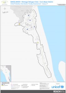 BGD_Map_CoxsBazar_ChildProtectionFacilities_Camp 27_28OCT2018_A1