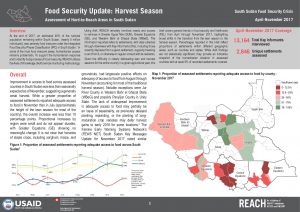 SSD_ Situation Overview_AoK Food Security Update: Harvest Season_November 2017