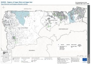 REACH_GHA_Map_Matrix5W_Education_EmergencyEducation_11JUNE2025_A3