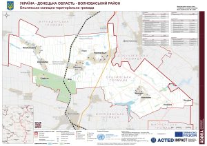 AGORA UKR Map REF Olhynka Hromada Overview And Facilities 11NOV2021 A0