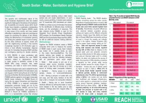SSD_Situation Overview_FSNMS Country-wide WASH baseline 2018_December 2018
