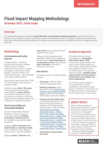South Sudan - Flood Impact Mapping Methodology Note (November 2025)