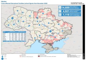 Ukraine Crisis-Affected Educational Facilities (15 Mar 2022)