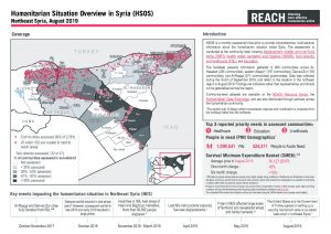 Humanitarian Situation Overview in Northeast Syria - August 2019