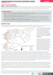 REACH Humanitarian Situation Overview of Syria (HSOS), Factsheet (November 2025)
