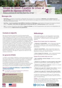 REACH - OCHA-DRC-GTACQ-Factsheet mensuelle - Avril 2026