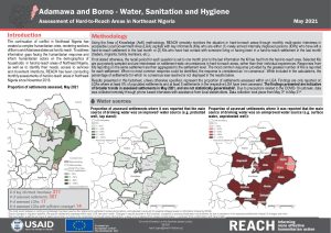 Humanitarian Situation Monitoring in Northeast Nigeria: WASH Factsheet, May 2021