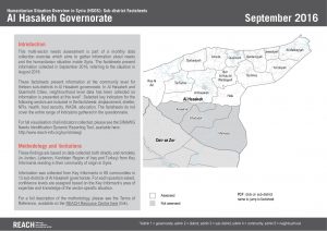 SYR_Factsheet_Sub-District Factsheets, Al Hasakeh Governorate_September 2016