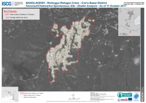 Bangladesh - Cox's Bazar - Kerontuli/Chakmarkul Spontaneous Site Shelter Analysis - 11 October 2017