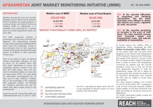 Afghanistan Joint Market Monitoring Initiative (JMMI), factsheet - July 2022