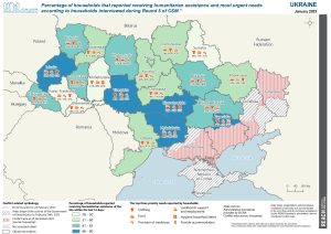 REACH Ukraine, IDP Collective Site Monitoring, Map, Urgent Needs (November 2022)