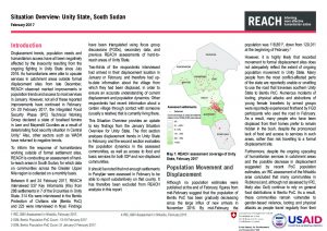 SSD_Situation Overview_Unity State_February 2017