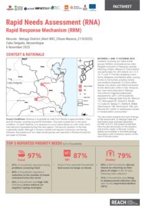 REACH Mozambique RRM Rapid Needs Assessment Factsheet - Ntocota - Metuge District (06/11/2025)