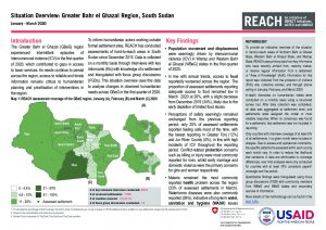 Area of Knowledge Situation Overview, Greater Bahr el Ghazal, South Sudan - March 2020