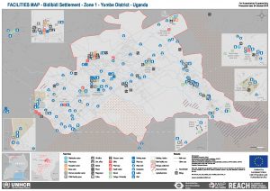 UGA_Map_Bidibidi_Zone 1 Facilities_September 2018