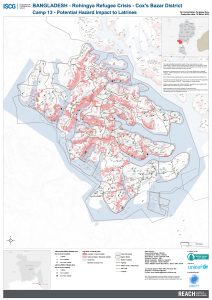 Bangladesh - Cox's Bazar - Camp 13 Potential Flood and Landslide Risk to Latrines
