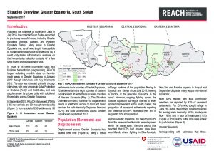 SSD_Situation Overview_Greater Equatoria_September 2017
