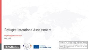 REACH Moldova - Refugee Intentions Assessment - Key Findings presentation  - May 2025