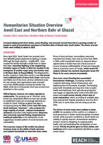 REACH South Sudan - Situation Overview of Aweil East and Northern Bahr el Ghazal - October 2024