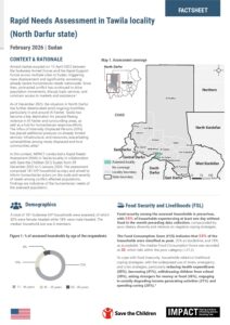 IMPACT Sudan - Factsheet Rapid Needs Assessment in Tawila locality, North Darfur state - Feb 2026