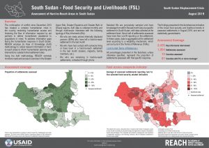 REACH_SSD_Factsheet_Assessment of Hard-to-Reach Areas FSL_August 2019