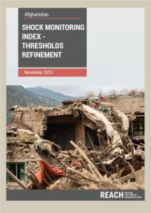 REACH Afghanistan, Shock Trend Analysis Report, November 2025