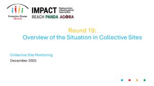 REACH, Ukraine, IDP Collective Site Monitoring, Presentation, Round 19: Overview of the Situation in Collective Sites