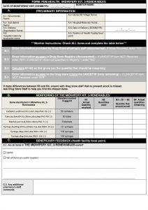IMPACT - UNICEF Third-Party Monitoring - Midwifery PDM Form, Supplement 3: Renewables