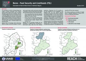 Hard-to-Reach FSL Factsheet in Borno State, Nigeria - October 2019